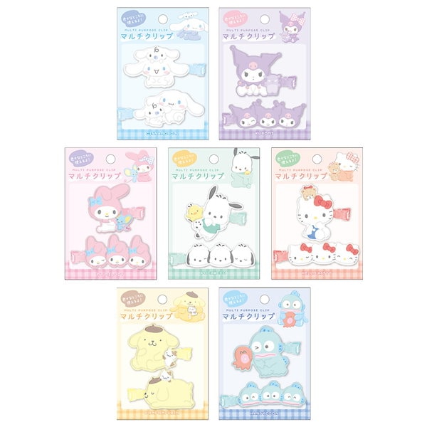 Qoo10] クラックス サンリオ マルチクリップ クリップ 髪留
