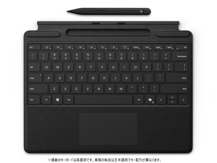 Surface Pro キーボードとスリムペン 8X6-00186 [ブラック]