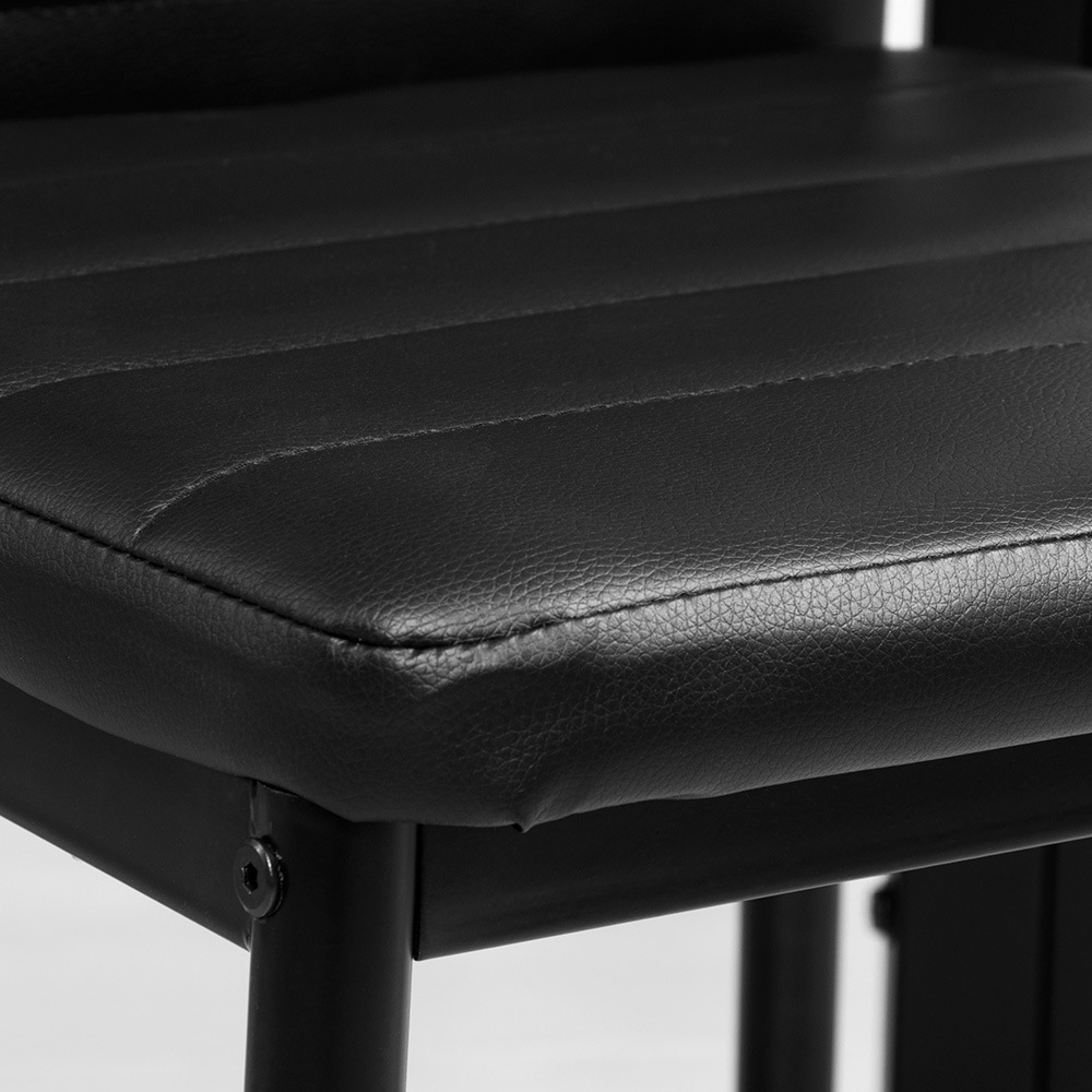 【国内発送,送.料無料】【3脚】【ダークブラウン】A67ダイニングチェア 椅子 イス レザー　食卓椅子　レトロ モダン 北欧 コンパクト リビングチェア