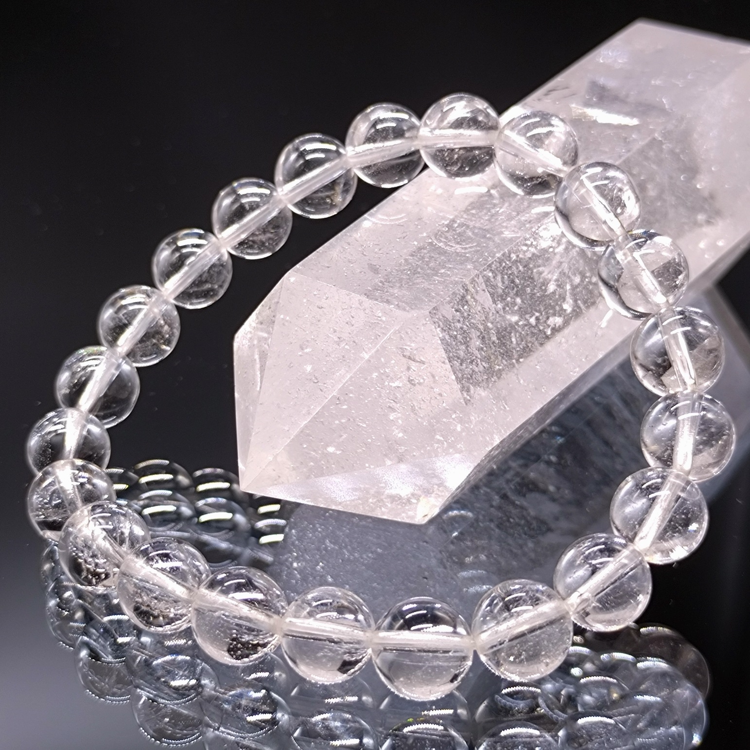 ヒマラヤ水晶 8mm 5A ブレスレット パワーストーン 天然石