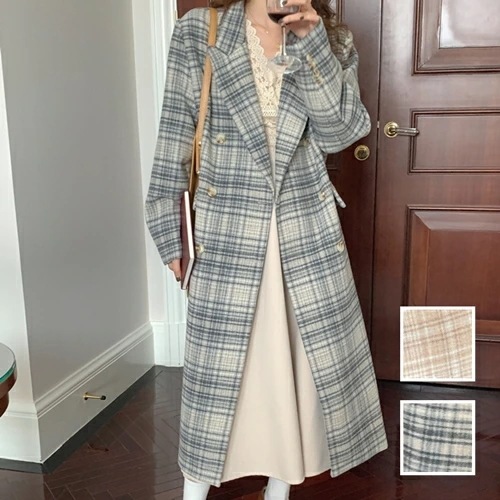 アウター コート 韓国 ファッション レディース 秋 冬 カジュアル コーデ シンプル 定番 セレカジ 20代 30代 40代 2025 チェック オーバーサイズ メンズライク 着回し