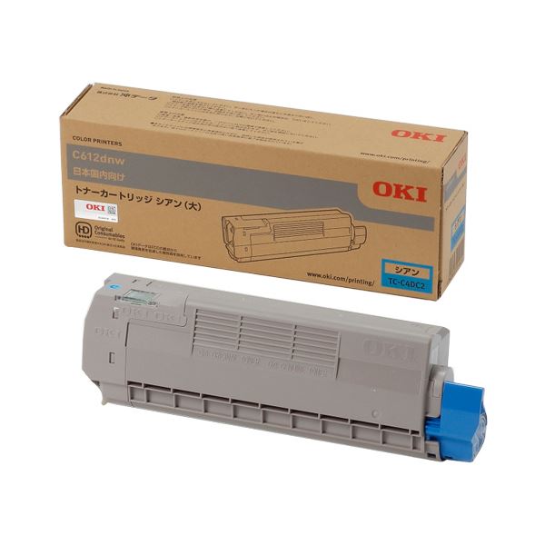 沖データ 大容量トナーカートリッジ シアン TC-C4DC2 1個 13,785円