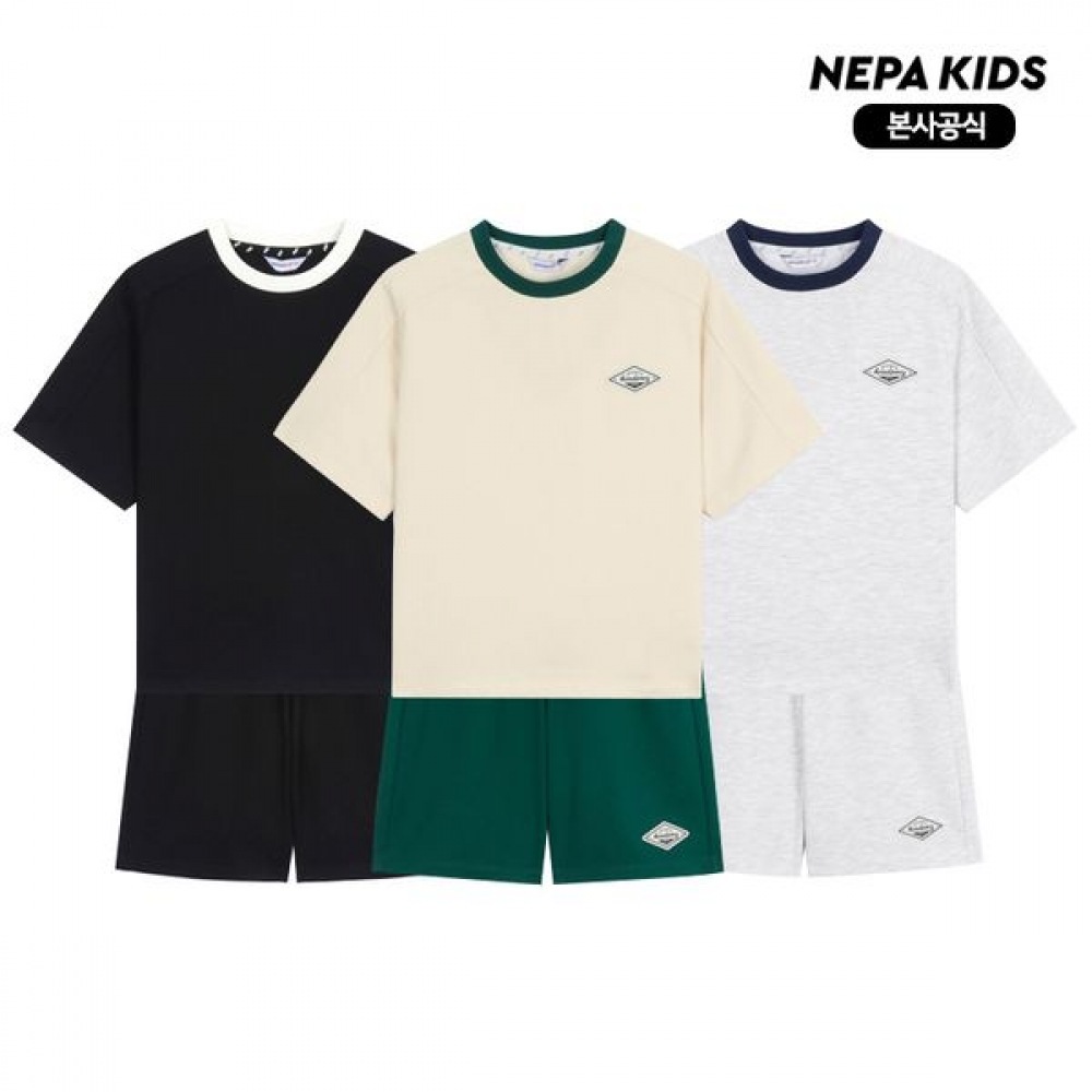 ネパキッズ/本社KL55902エッセンシャル半袖上下セット