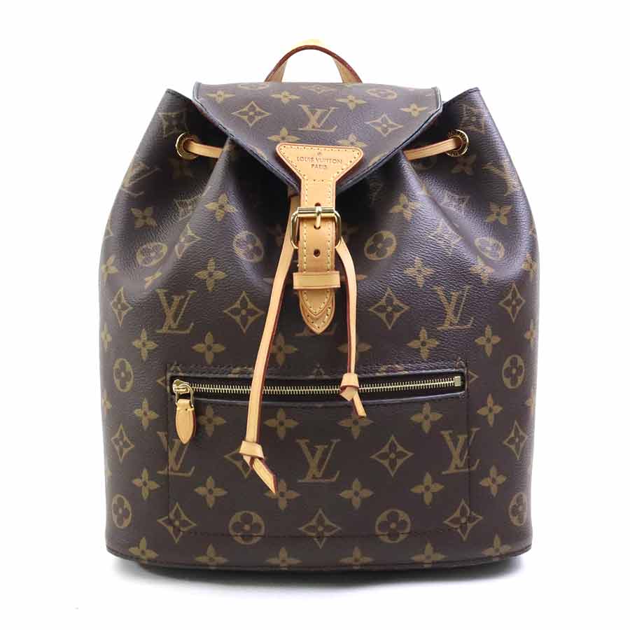 ルイ ヴィトン LOUIS VUITTON リュック モノグラム モンスリー モノグラムキャンバス ブラウン ゴールド レディース M43431 e61442j