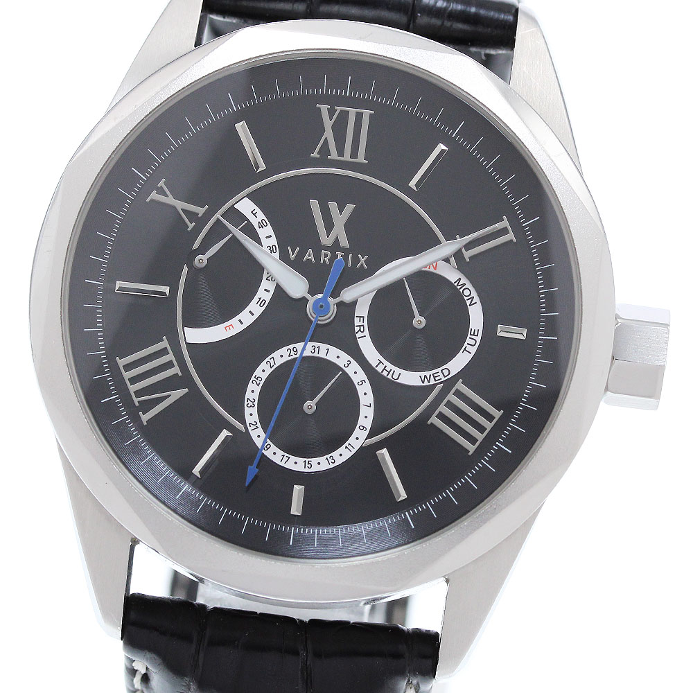 ヴァティックス VARTIX PR01 アライブ デイデイト パワーリザーブ 自動巻き メンズ 箱・保証書付き_905908【中古】