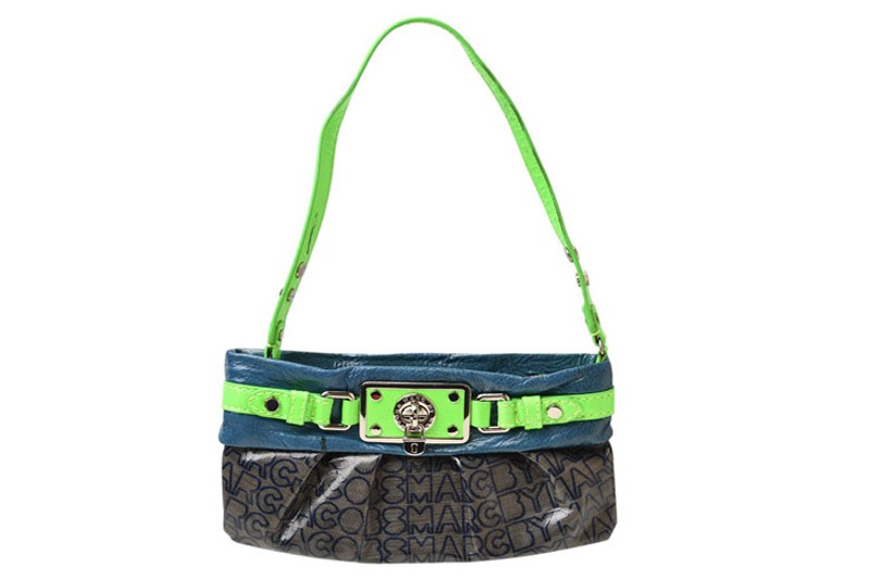 アクセサリーポーチ ターンロック ネオンカラー/ロゴ M382095 わけあり