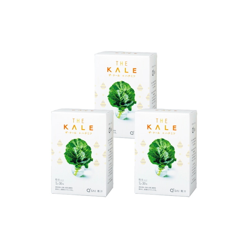 ザ ケール＋ハチミツ 7g30本 3箱セット 粉末青汁