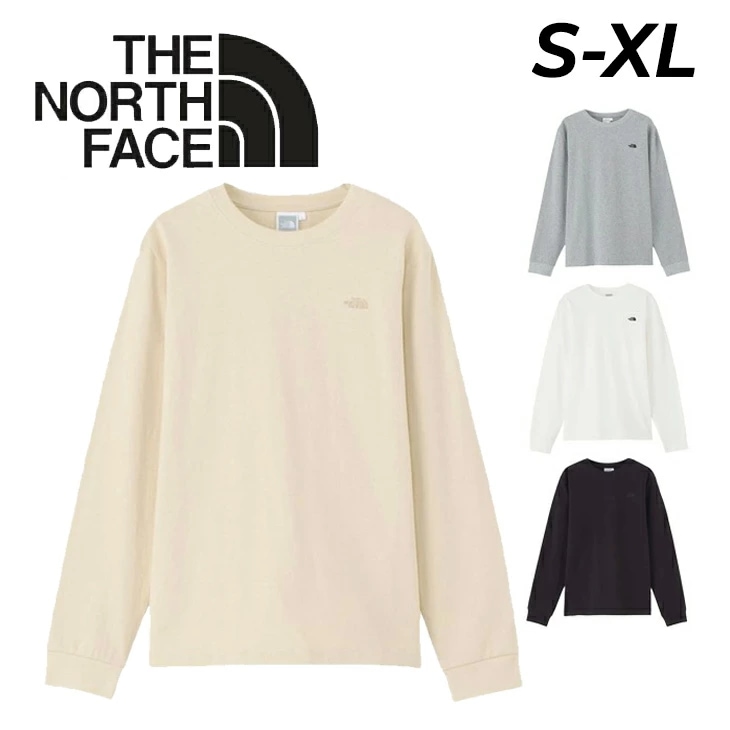 長袖 Tシャツ レディース ヌプシ コットンティー キャンプ ハイキング 登山 ロンT レディースウェア 刺繍ロゴ 白 生成り ベージュ系 グレー 黒 ブランド アパレル/NTW32443