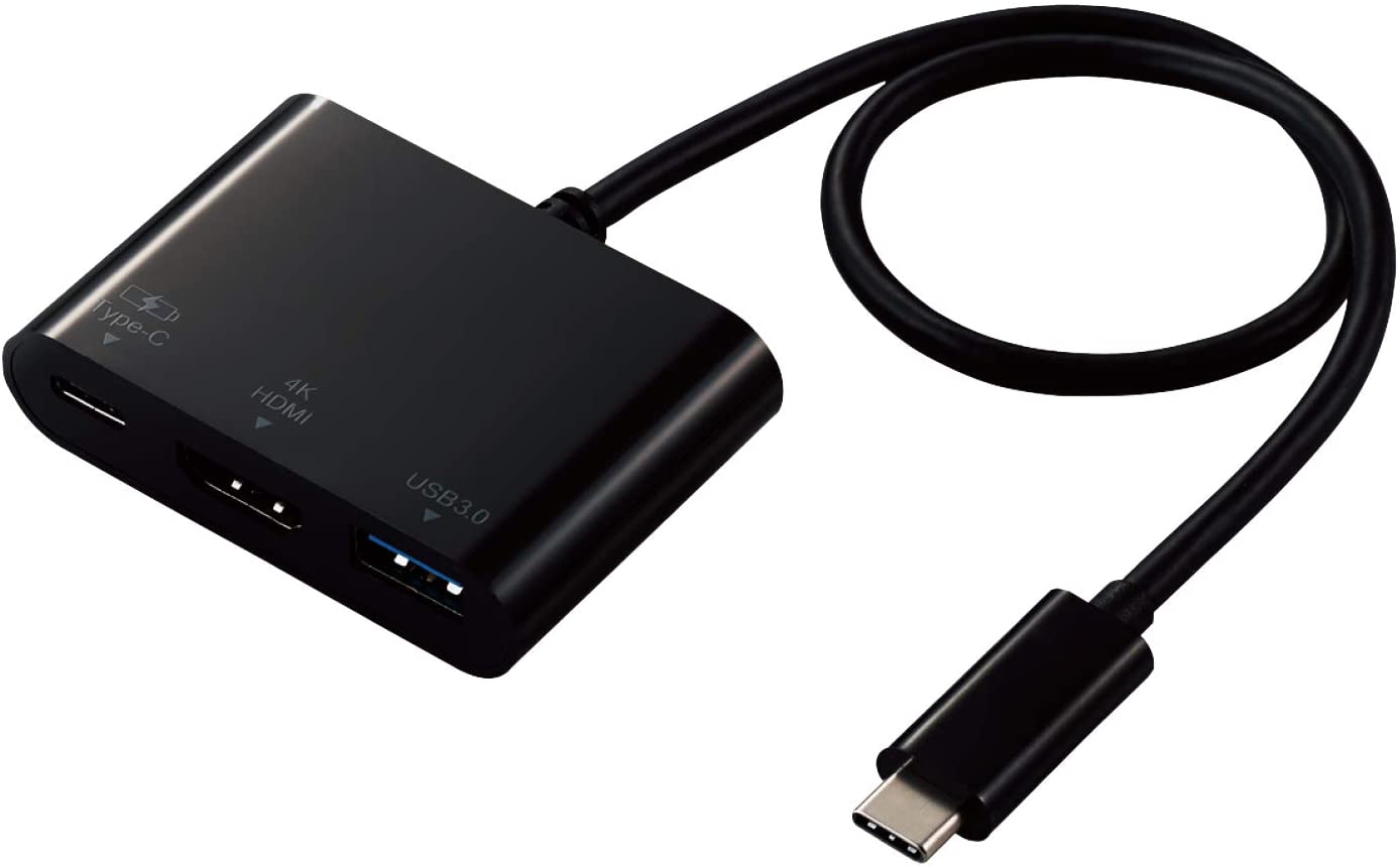 【本日限定価格】 エレコム DST-C13BK ブラック ケーブル長30cm HDMI1 1 G