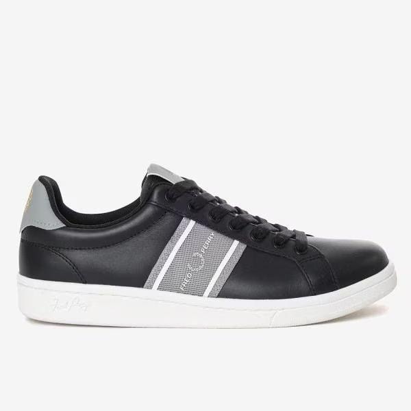 男女兼用 (FRED PERRY) B721 レザー グラフィックブランド メッシュ レザー スニーカー SFPM2315305 220