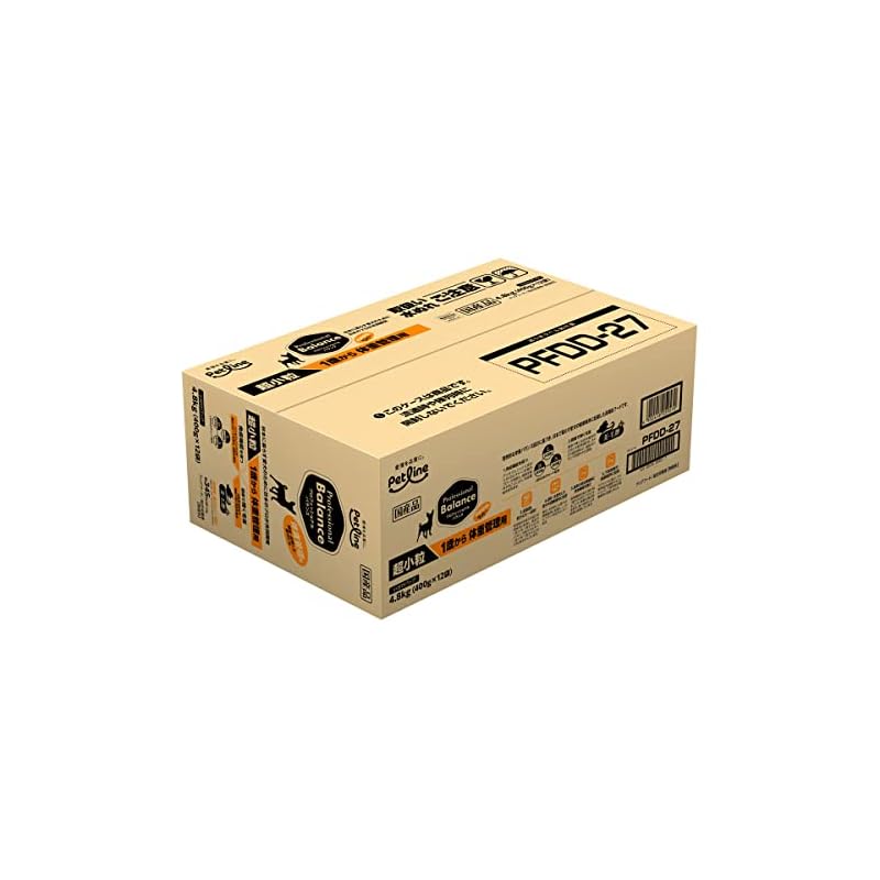 プロフェッショナル・バランス 超小粒 1歳から 体重管理用 4.8kg（400g×12袋）