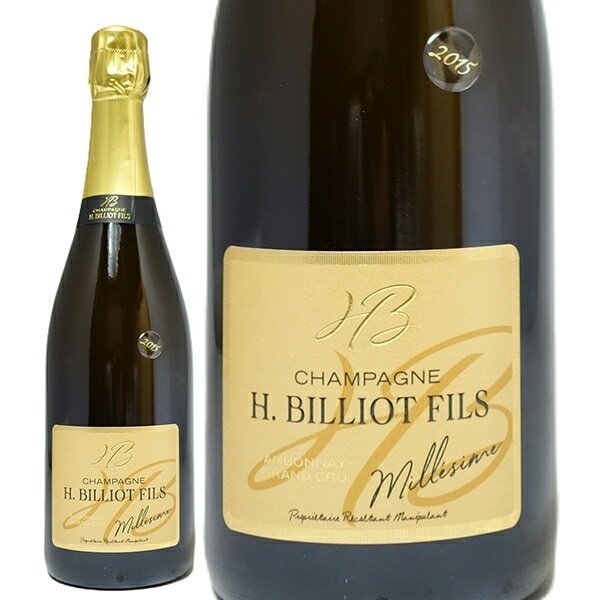 2015 ミレジム ブリュット グラン クリュ アンボネイ 750ml アンリ ビリオ フィス 白泡 シャンパン コク辛口 ワイン ^VAHB4615^