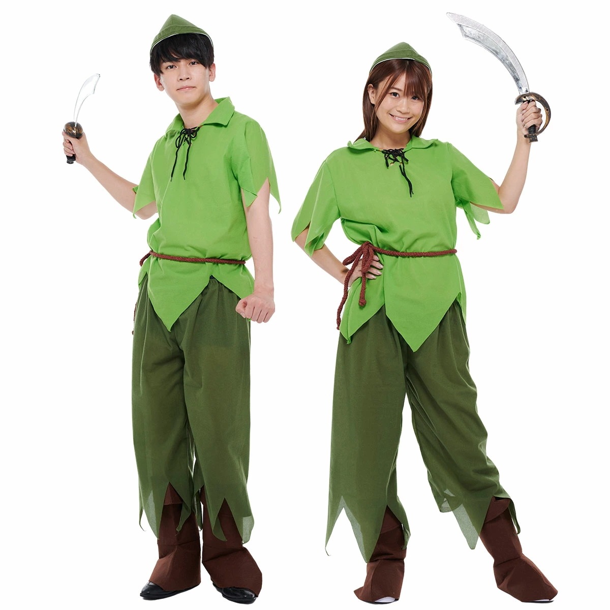 【本格5点フルセット】ピーターパン コスプレ ハロウィン 仮装 大人 メンズ レディース 男性 女性 大人 コスチューム ユニセックス イベント 劇 コス 童話 衣装【全国・最強配送即納】