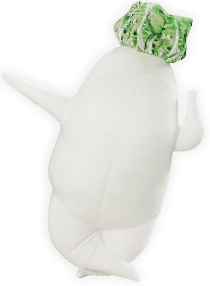 大根 ぬいぐるみ おもしろ クッション 野菜 もちもち 縫い包み 抱き枕 セクシー大根 リアル 太い キーホルダー もふもふ 抱きしめやすい 刺身のつま 八百屋(100cm)