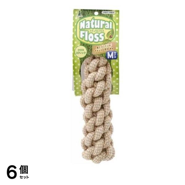 アドメイト ナチュラルフロス クロススティック Mサイズ 小型犬～中型犬用 1本入 6個セット