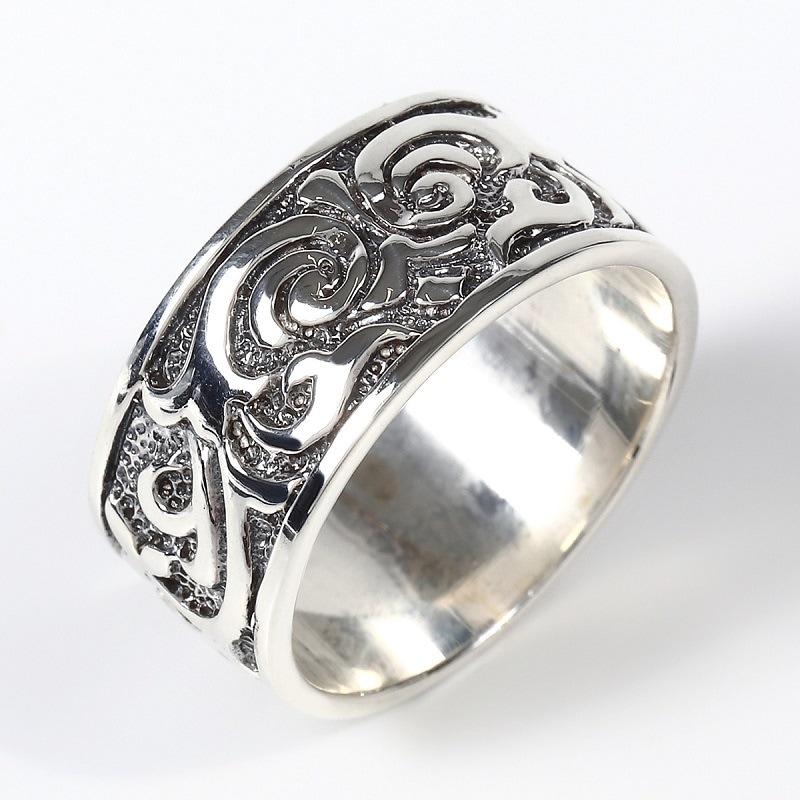 リング メンズ レディース ユニセックス 燻し加工 指輪 シルバー925 銀製品 カッコいい 7,723円