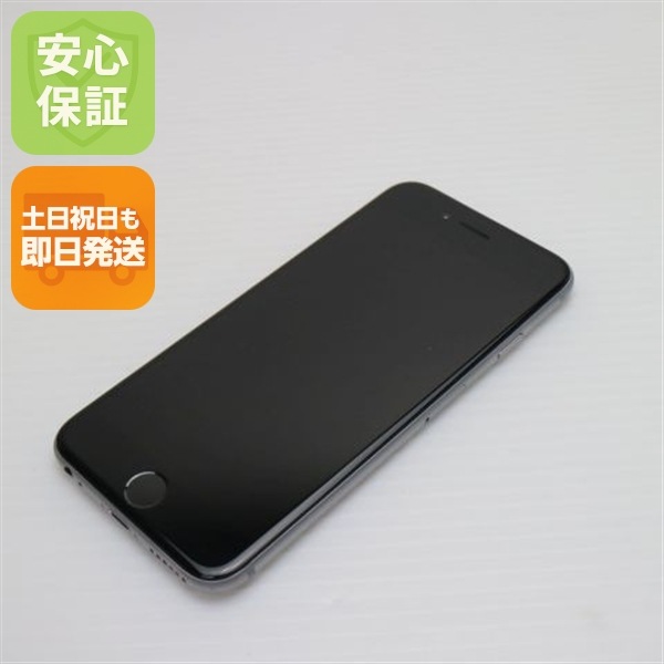 超美品 au iPhone6 16GB スペースグレイ スマホ 65