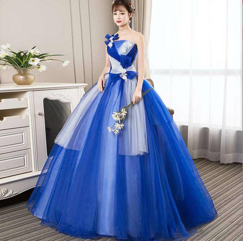 【送料無料】パーティードレス 同窓会 前撮り ロングドレス 撮影用のワンピース 韓国風 カラードレス 花嫁ドレス