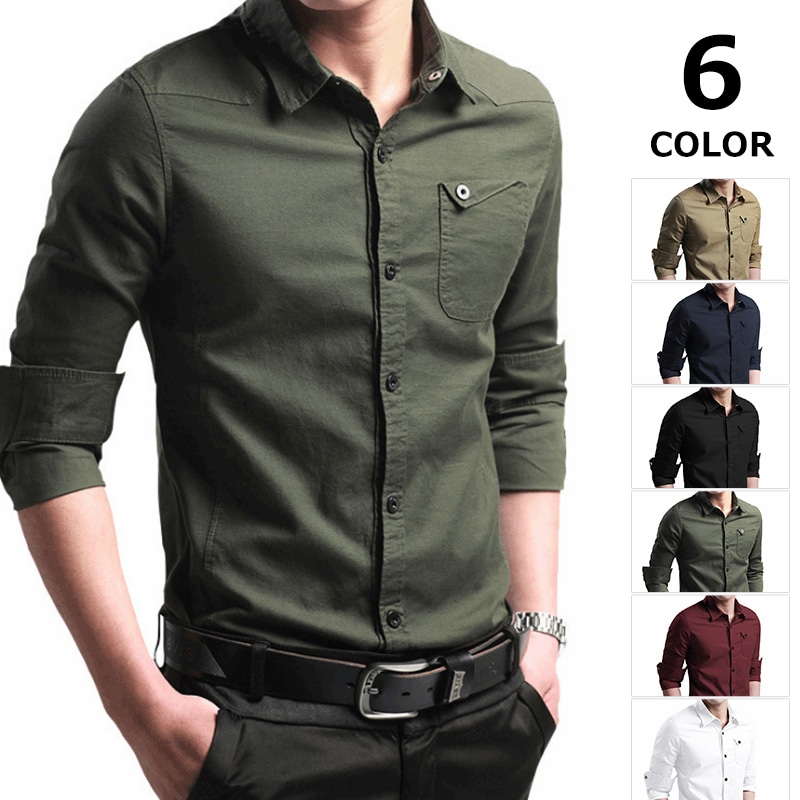 シャツ メンズ おしゃれ カジュアルシャツ ワイシャツ 綿 春夏 秋冬 長袖 ビジネスシャツ 大きいサイズ カジュアルシャツ ビジネス 新作 5,285円