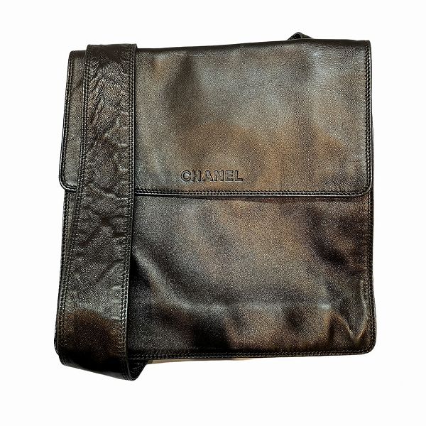 シャネル CHANEL レザー バッグ ショルダーバッグ レディース 【中古】
