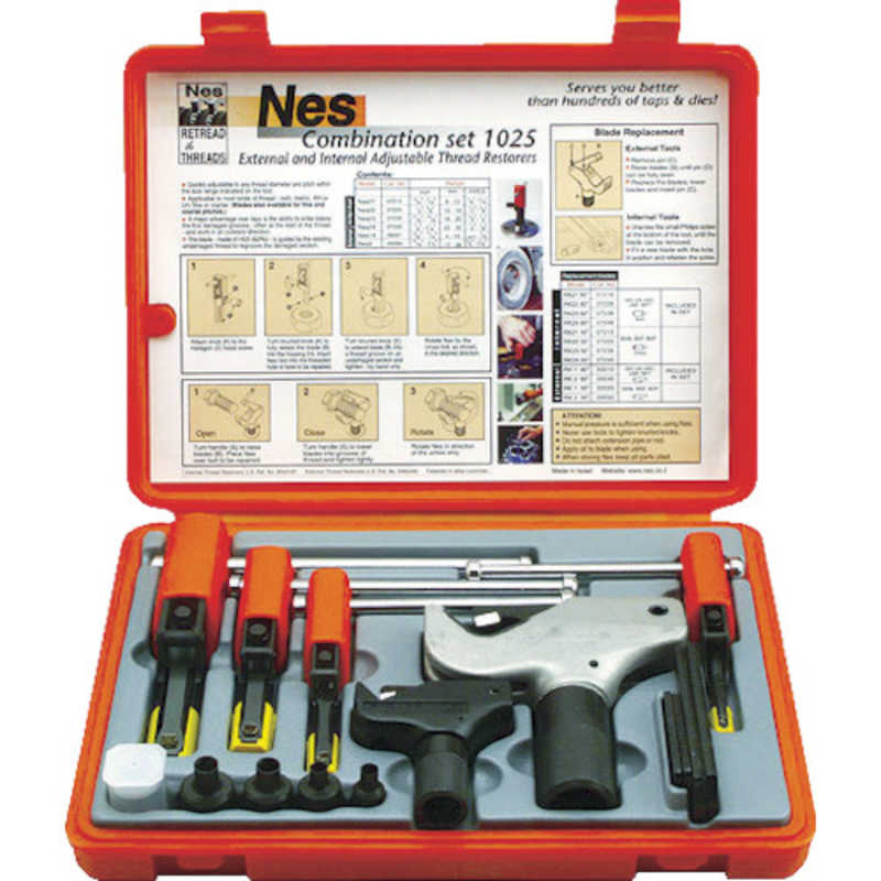 ノガジャパン　ねじ山修正工具セット　NS1025