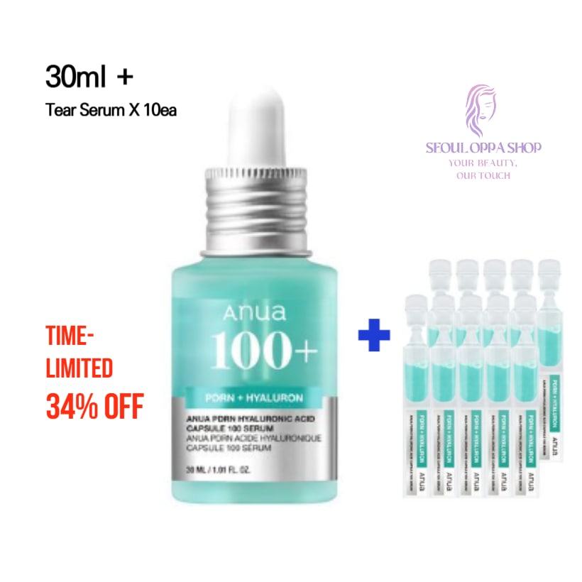 【PDRN】ヒアルロン酸カプセル100セラム30ml企画+涙セラム1ml x 10個入 5,536円