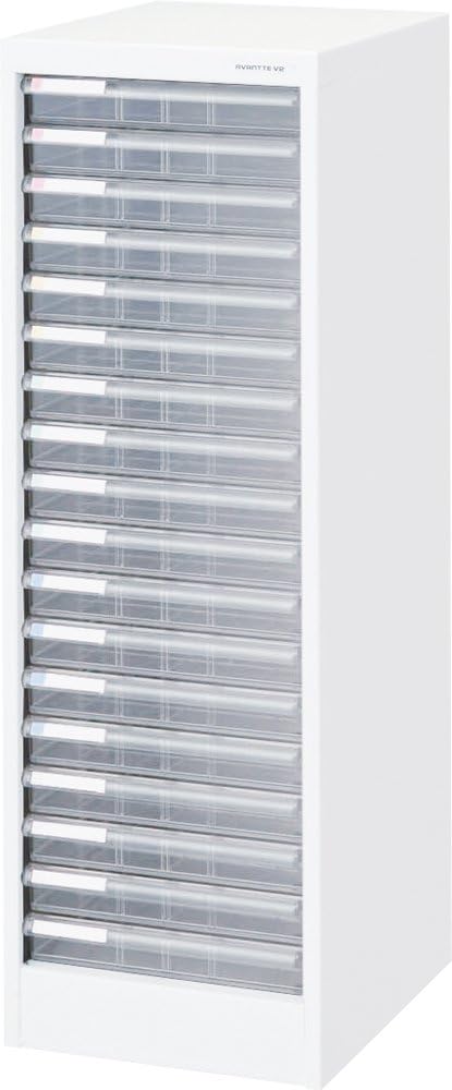 ナカバヤシ 書類収納 アバンテV2 フロアケース A4書類収納 浅18段 AF-18 シロ