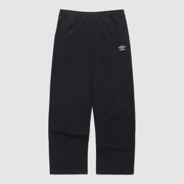 パンツ TQT UQ123CFP18-BLK エッセンシャルルーズストレートパンツ / BLACK