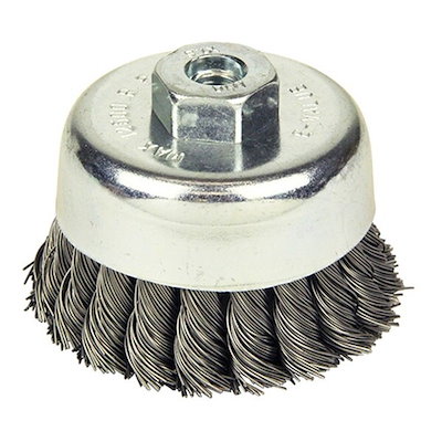 他サイト： E－Value 剛腕カップブラシ 80MM 先端工具 ジスク 両頭アクセサリ カップブラシの商品画像