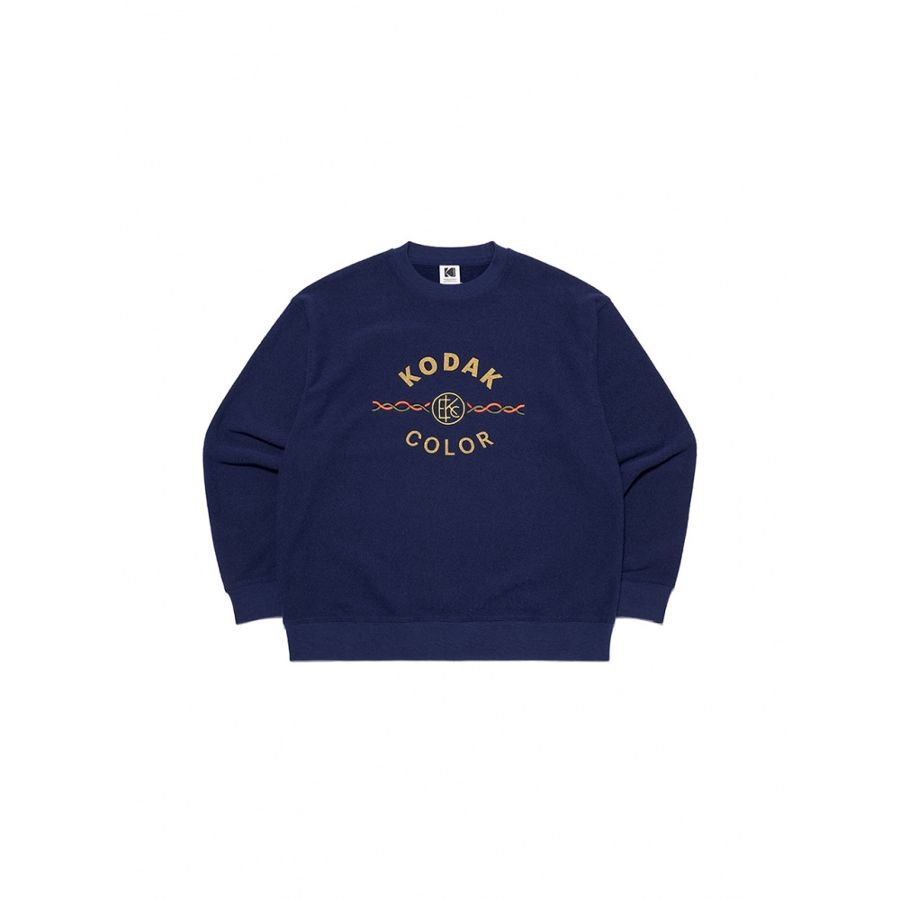 KODAK Apparel コダカラーグラフィック テリーマンツーマン NAVYTシャツ・カットソー
