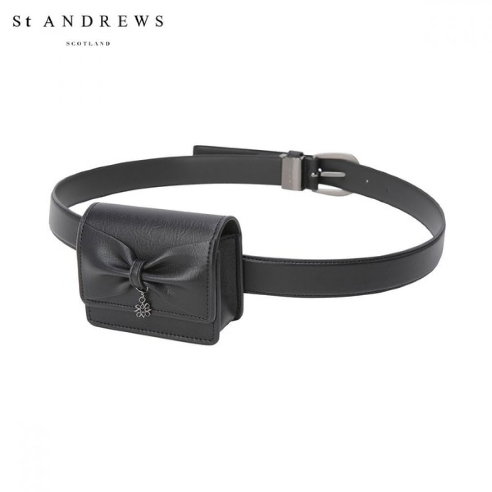 [セントアンドリュース] 女性用リボンベルトポーチバッグ