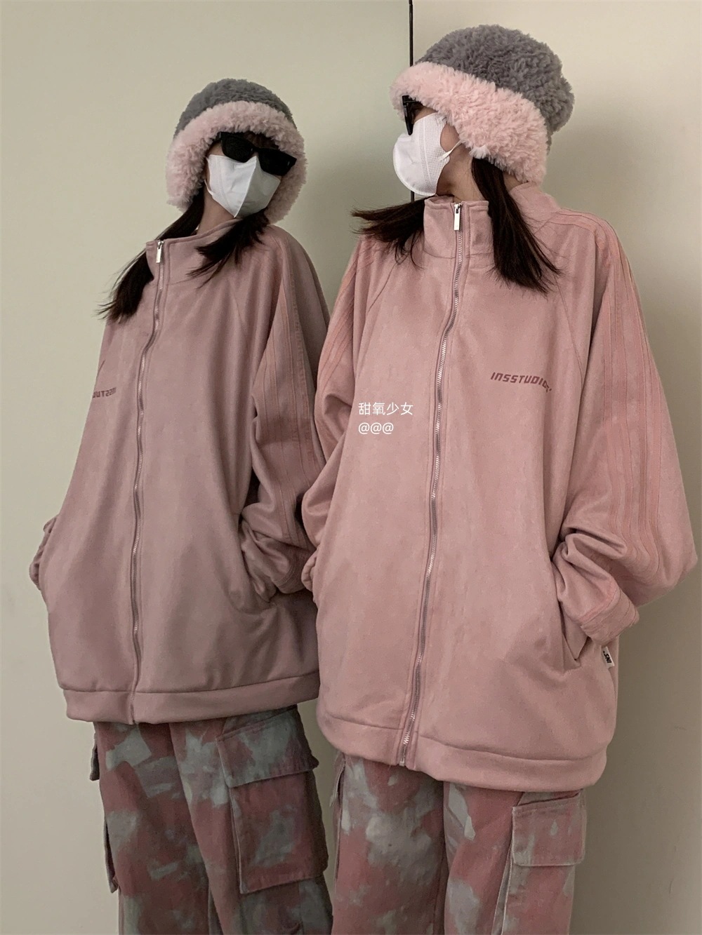 秋冬 韓国 かわいい レディース ハイネック スタンドネック アウター ブルゾン お出かけ 長袖セクシーシルエットトップスサイド冬カジュアルファッション系サイズお出かけフル丈トラック