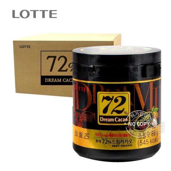 ロッテ ドリームカカオ72% 86g 24入
