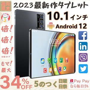タブレット PC 本体 10インチ Android 12.0 Wi-Fiモデル 通話対応 1920*1200IPS液晶大画面 GMS認証 在宅勤務 ネット授業 人気おすすめ