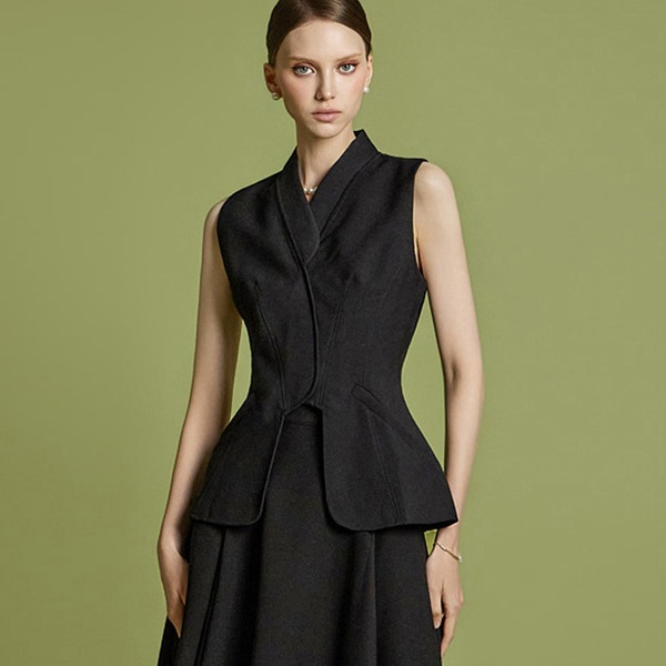 B9182 ベスト ブラウス