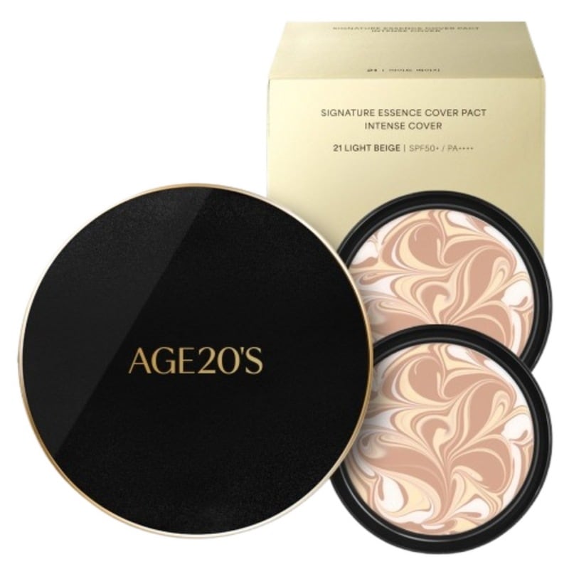 エイジトゥウェニスシグネチャーエッセンスカバーファクトインテンスケース1個+詰め替え2個21号1セット