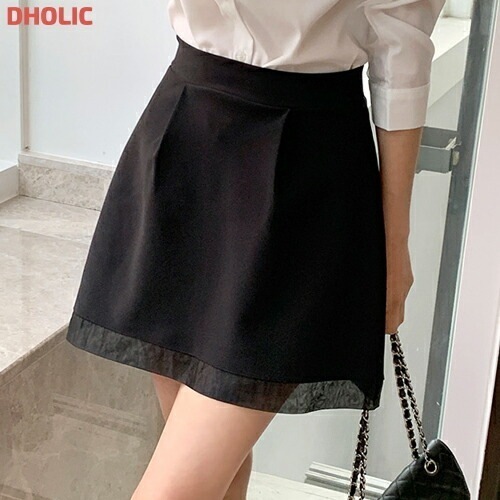 シースルードッキングAラインミニスカート