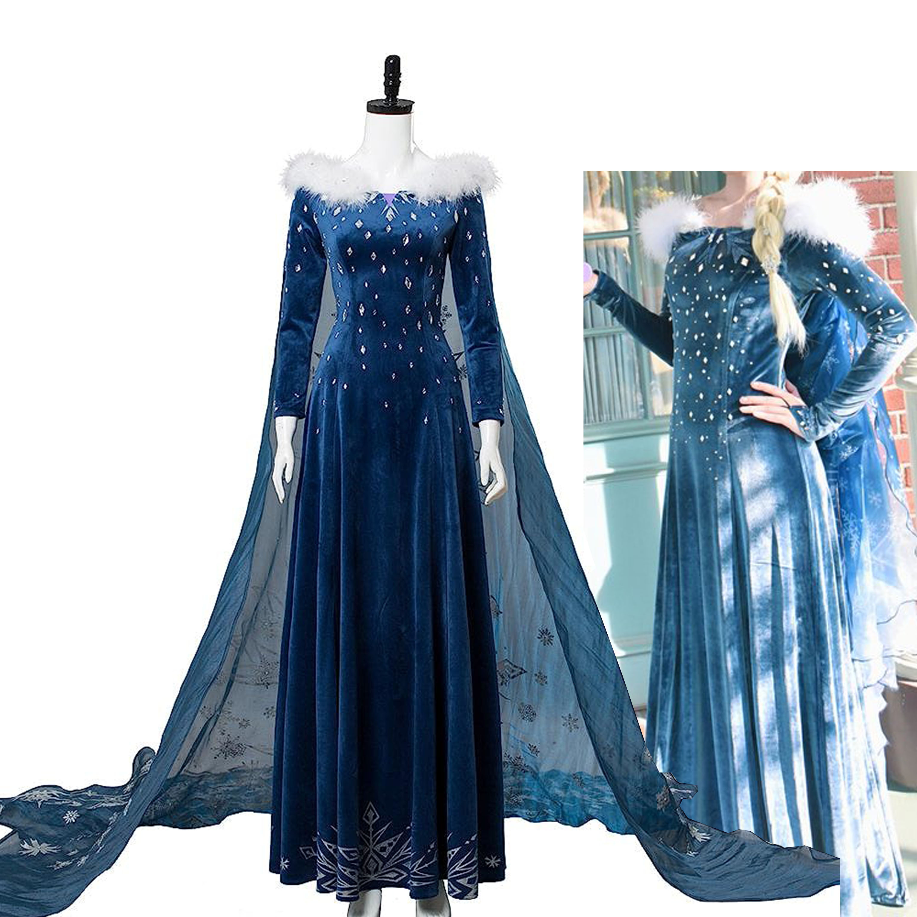 アナと雪の女王 雪の女王 アナ エルサ Elsa あな えるさ コスプレ 衣装 エルサ ドレス ワンピース 大人 プリンセス ハロウィン イベント 衣装 コスプレ 撮影 イベント ランド