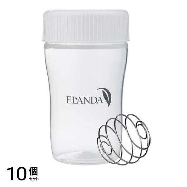 ELANDA エランダ シェイカーボトル ブレンダーボール付き 350mL 10個セット