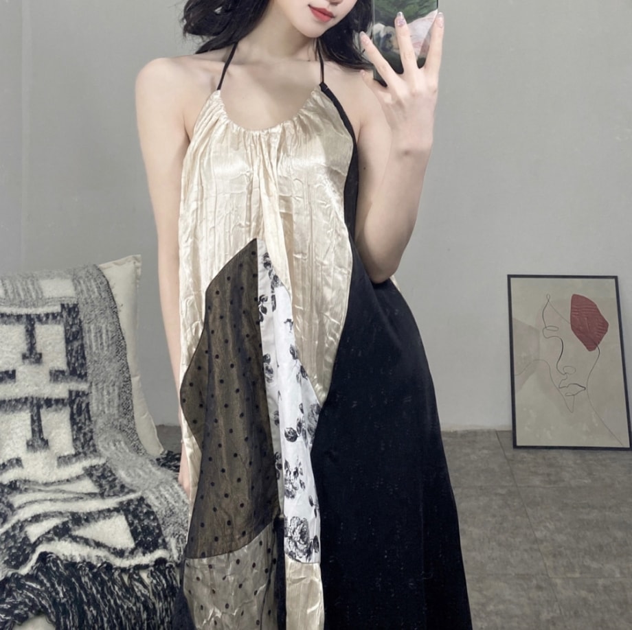 ワンピース デート ロング ロング丈 かわいい 大人可愛い きれいめ シンプル カジュアル 大人 上品 おしゃれ お洒落 主役級 存在感 夏 10代 20代 30代 レディース 女性用 OL 学生