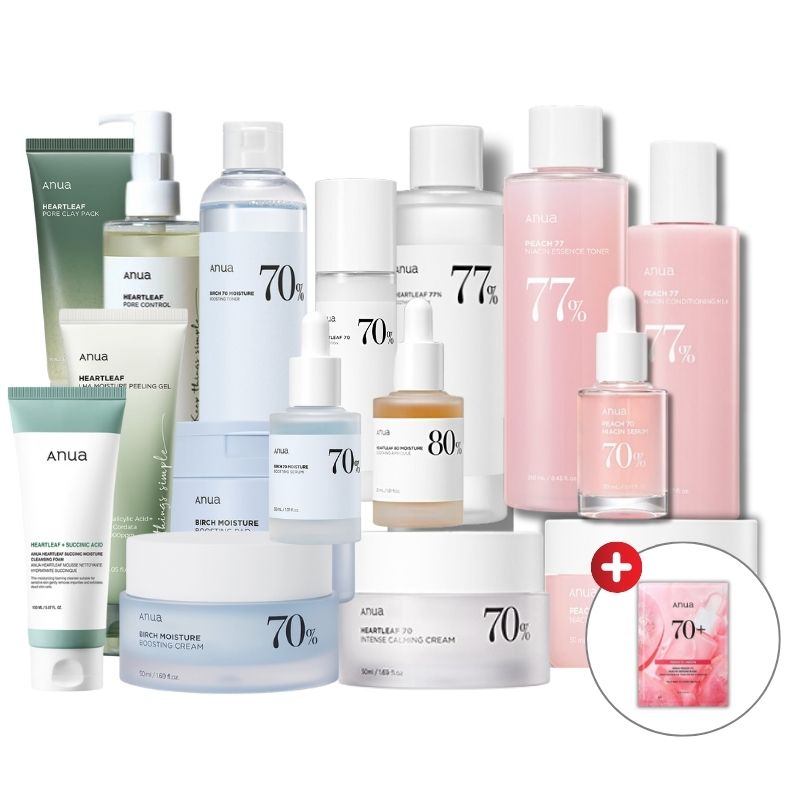 【BEST 3~4種 セット限定】 化粧水+美容液+乳液 +クリーム ドクダミ鎮静/桃のナイアシン美 白/シラカバ保湿ブースティン ドクダミクレンジングセット 韓国コスメ