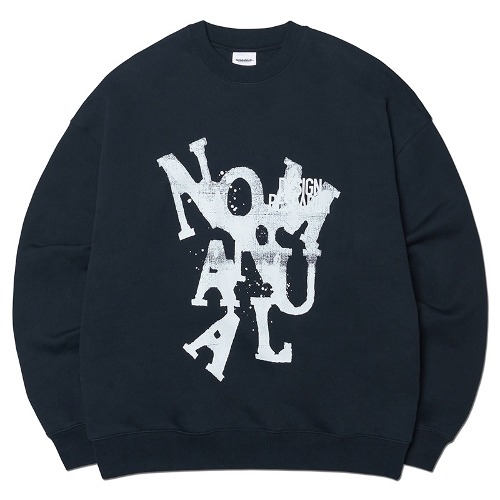 【NOMANUAL】 S.C.T SWEATSHIRT : BLACK