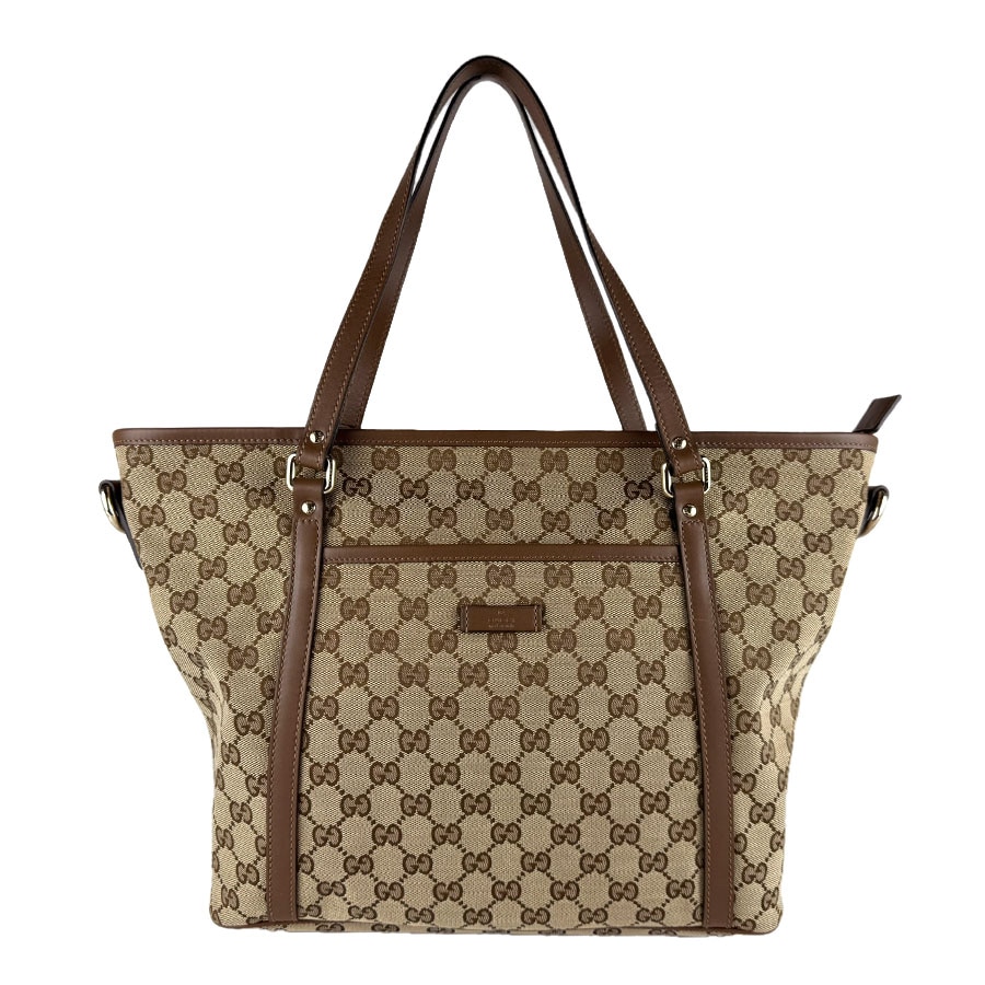 グッチ GUCCI ショルダーバッグ GGキャンバス/レザー ブラウン ゴールド レディース 388929 z10002