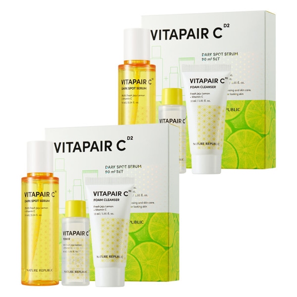 【Nature Republic】 ビタフェアC セラム 90ml 企画セット X 2個 贈呈品なくなり次第贈呈終了