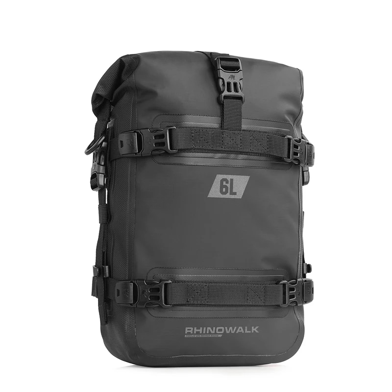 防水オートバイバンパーバッグ,サイドフレーム,ロードバーケース,ユニバーサルツール収納バッグ,6l