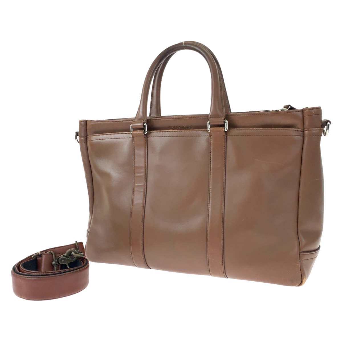 レキシントン ブラウン レザー F70916 ビジネスバッグ ブリーフケース 書類かばん メンズ 405080