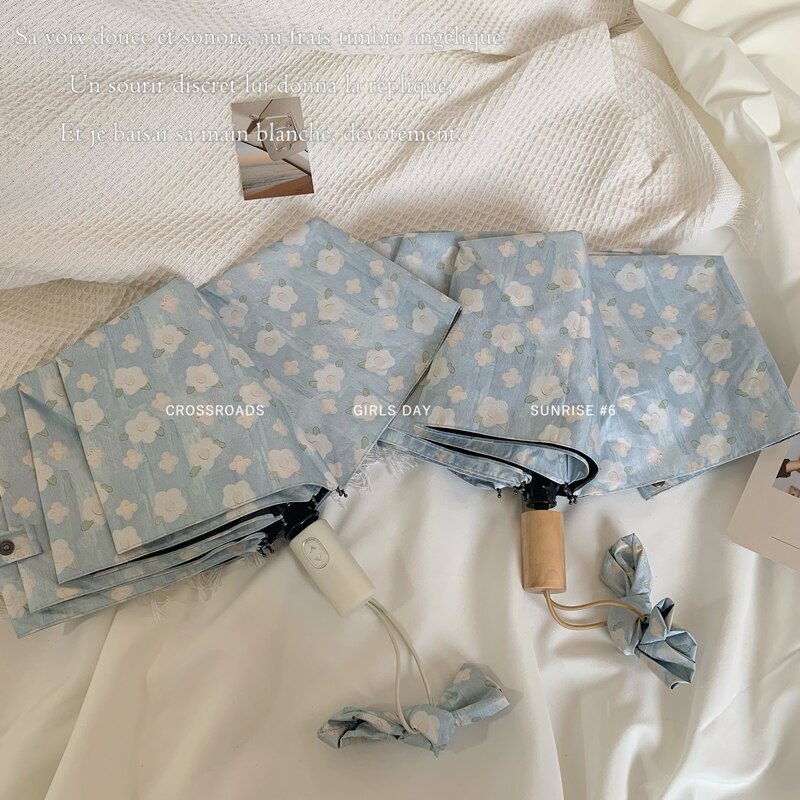 【1つ買うと1つ無料】日傘 折りたたみ 完全遮光100 晴雨兼用傘 長傘の傘の女isse自動折りたたみパラソルは紫