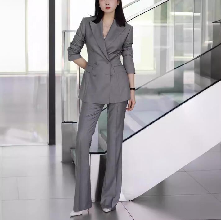 【人気商品超目玉】ビジネススーツ パンツスーツ 2点スーツセット 春秋 レディーススーツ 女性スーツ 長袖 カジュアル 七五三 フォーマル スリム ボトムス リクルートスーツ セットアップ ジャケッ