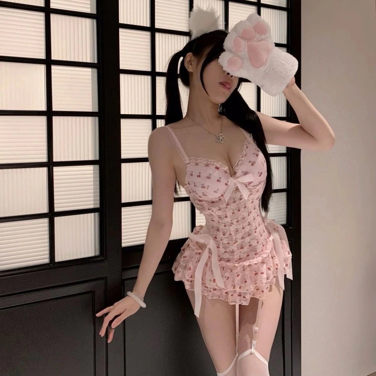 [即纳]セクシーランジェリー エロい下着 かわいいセクシー制服誘惑セット