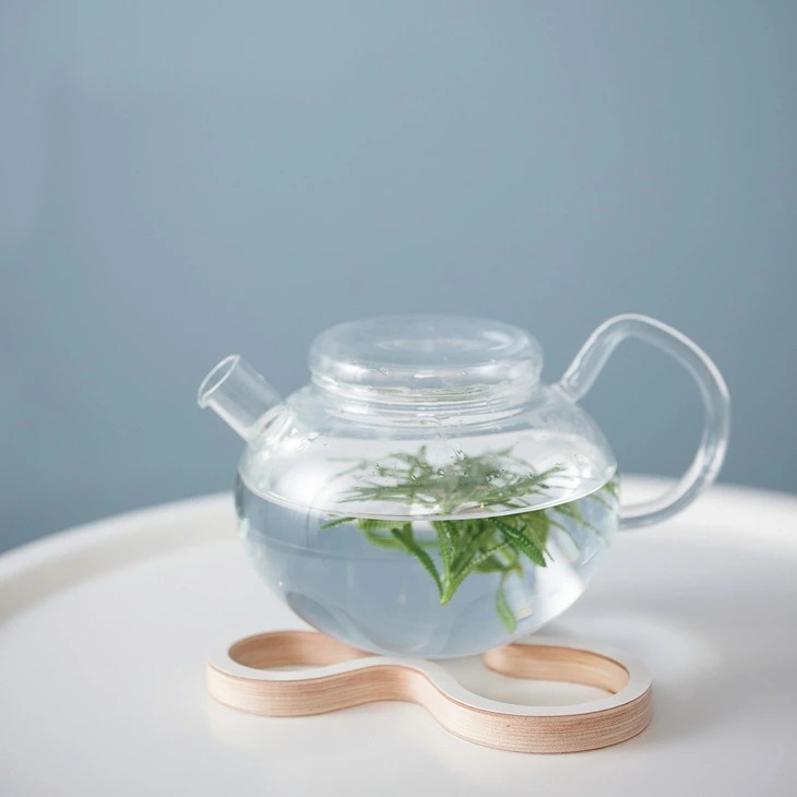 majamoo (マヤムー) 白樺のポットスタンド (ホワイト) M/Lセット 北欧